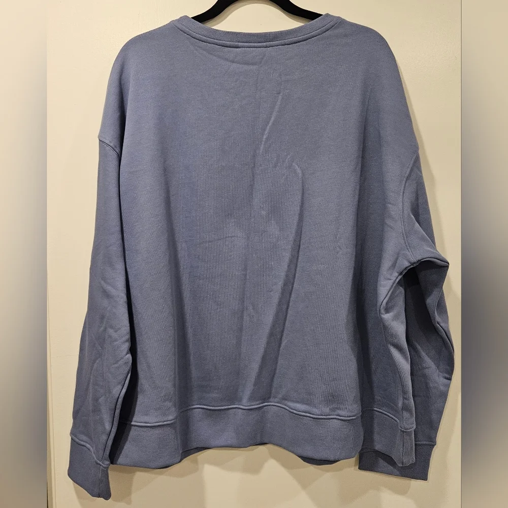 Pact Ombre Lotus Slouchy Crewneck Sweatshirt Organic Cotton 2X - Picture 6 of 7